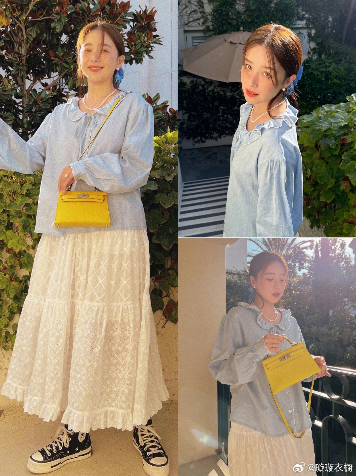 阚清子晒近照看照片就知你状态极佳，笑容明媚如初，幸福生活的模样大概就是这样吧～ 