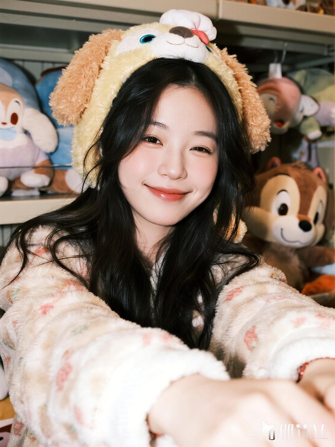 看她的笑容，是不是觉得整个世界都亮了呢？🌈 快来一起感受这份甜美吧！美女究竟能