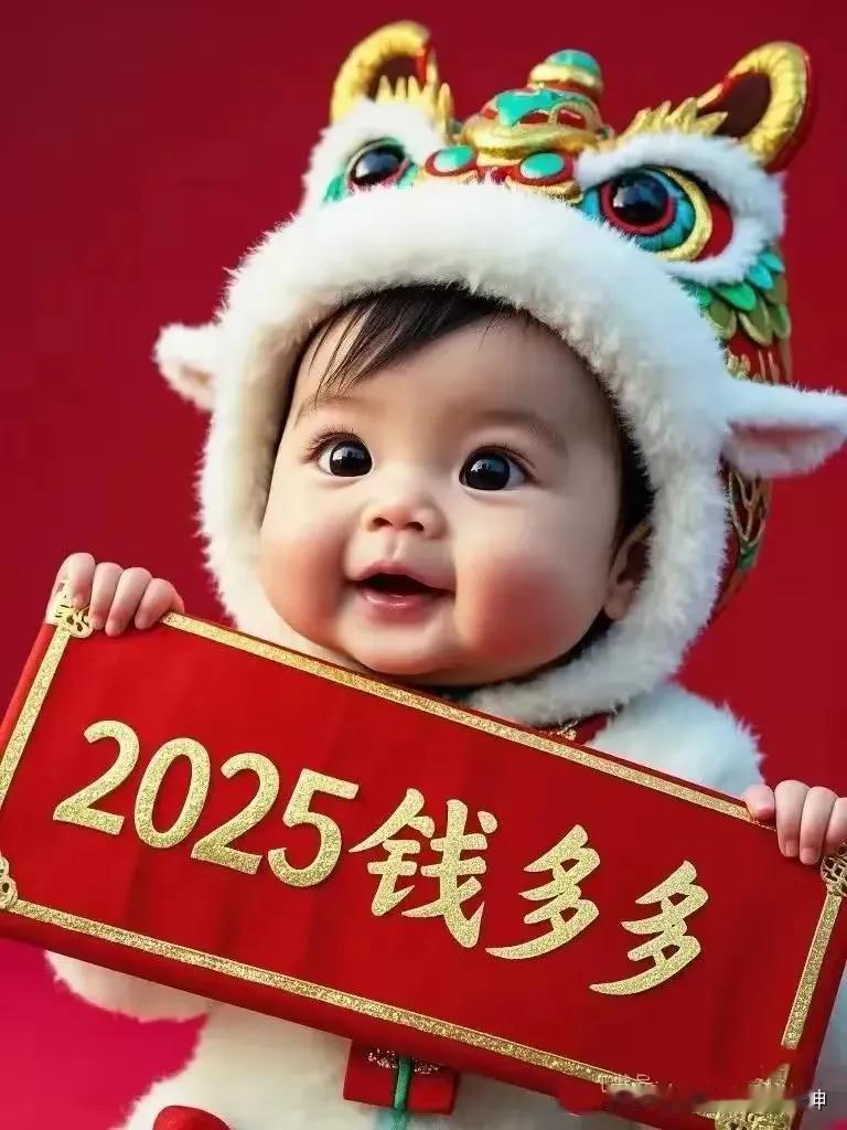 萌娃拜年！2025年钱多多💰💰💰