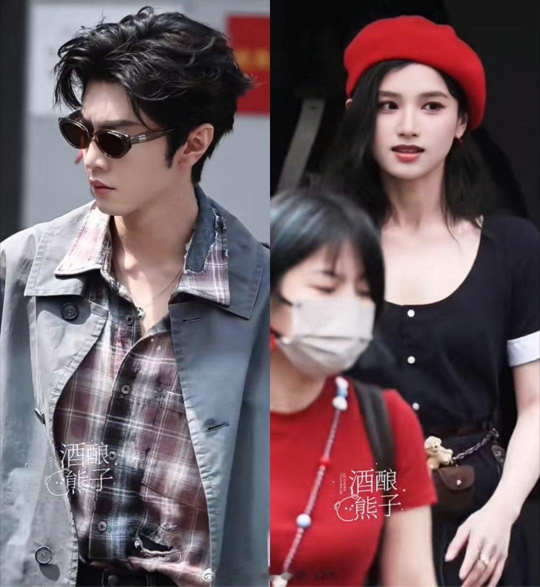 陈哲远张婧仪hi6合体陈哲远张婧仪hi6录制上班你好星期六上班路透新鲜出炉，两人