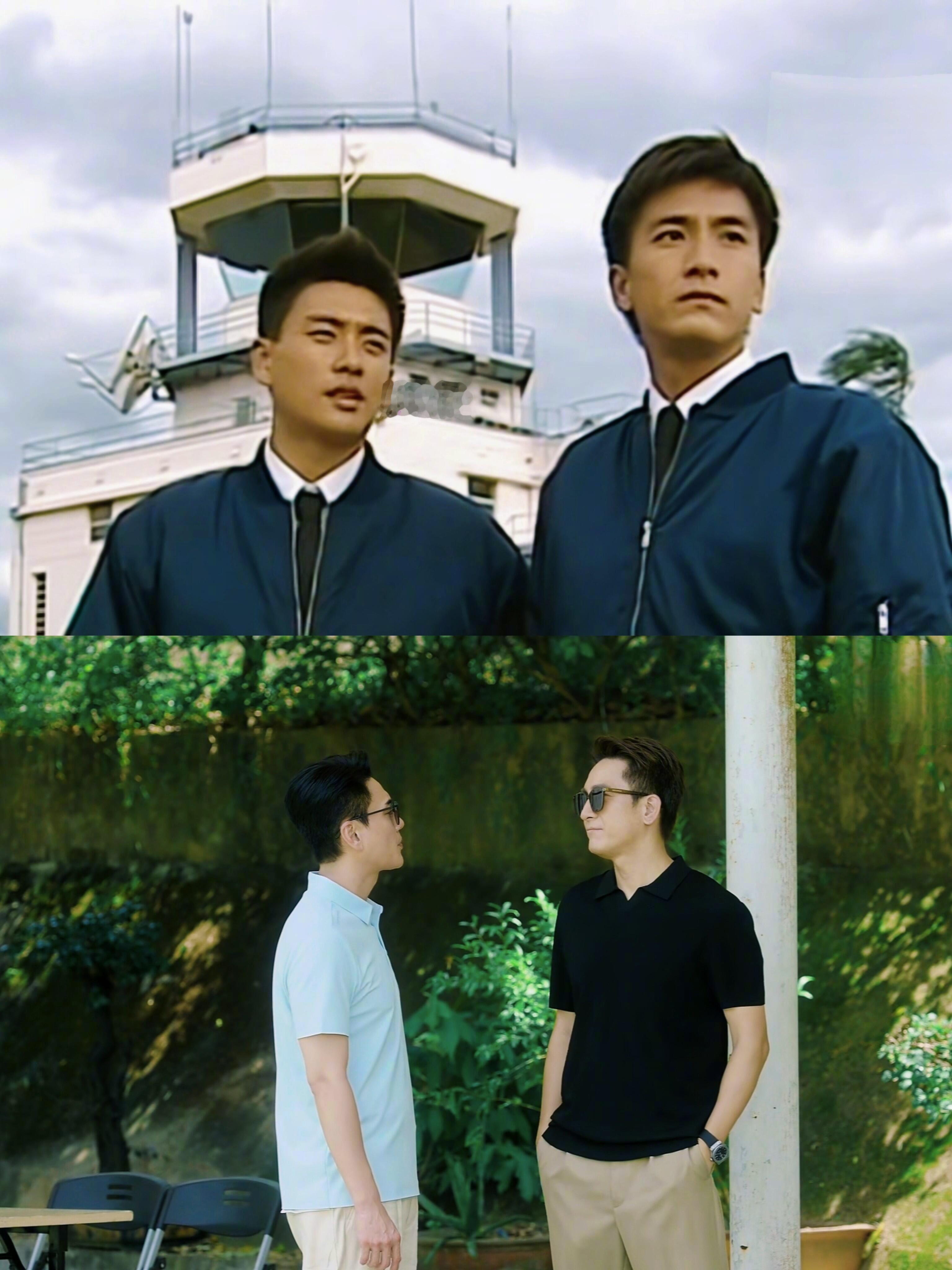 二十年前的黄宗泽与马国明对比现在颜值变化不大，气质沉淀了，各有各的特质! 