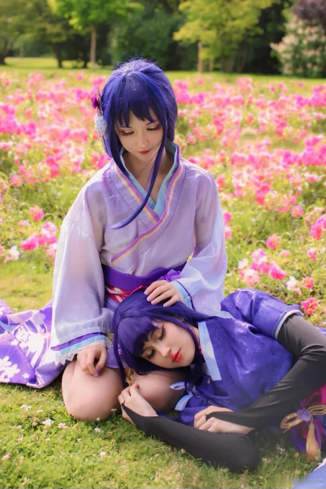 我和我朋友的合影 (Evi)💜 