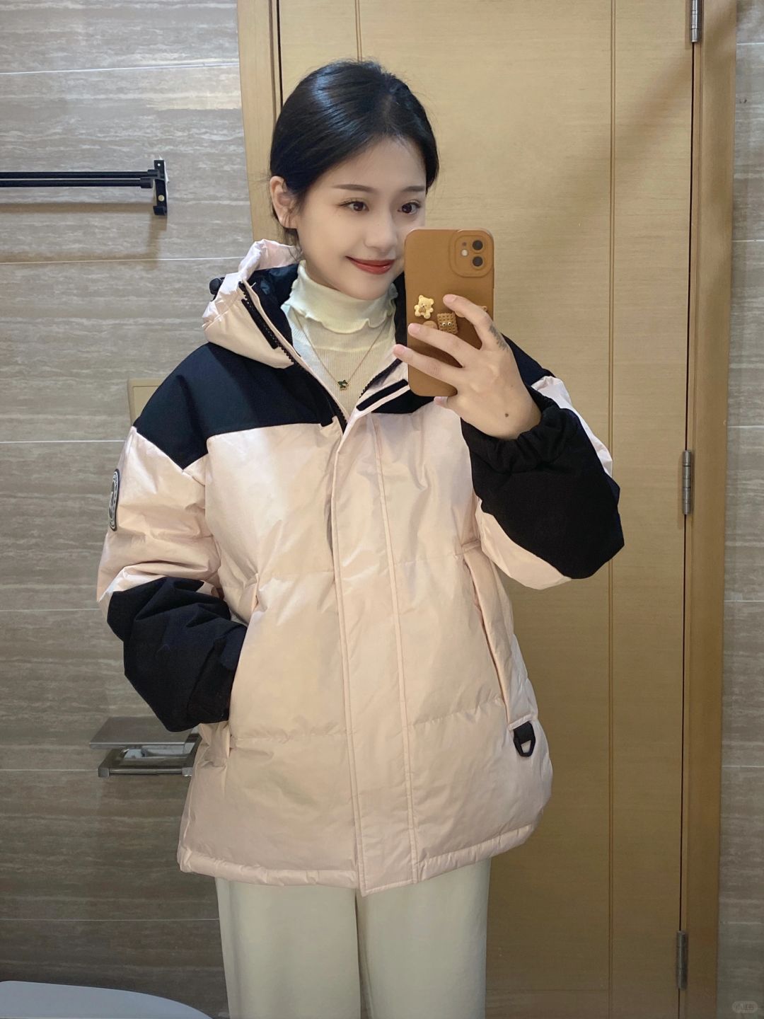 羽绒服也可以很温柔