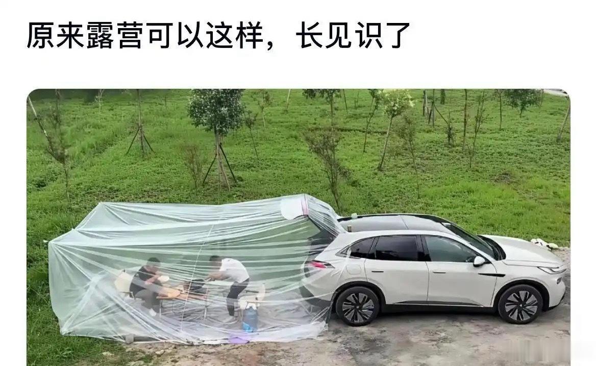 原来露营还可以这样啊，长见识了