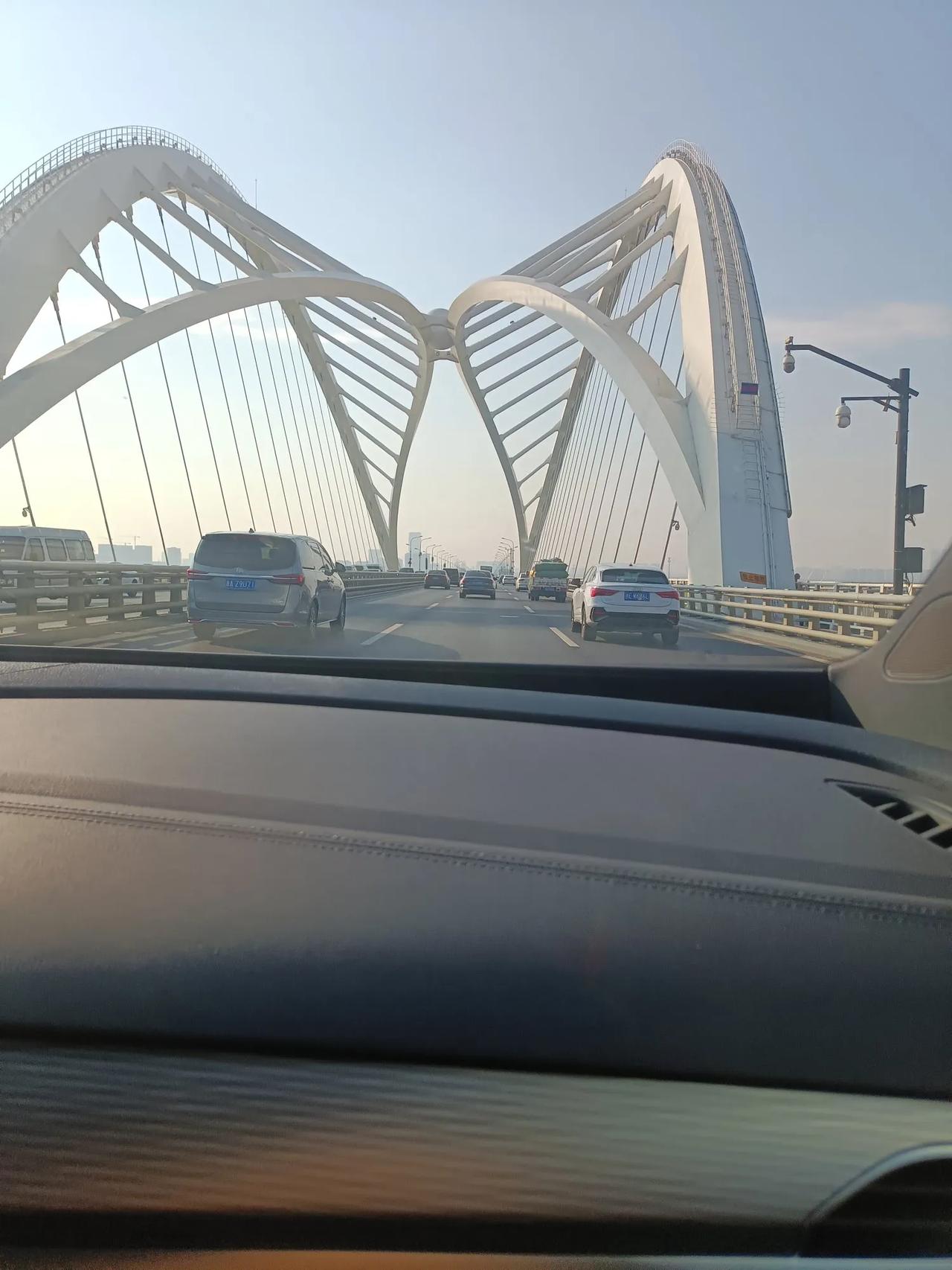 一张图记录冬日生活这是九堡大桥