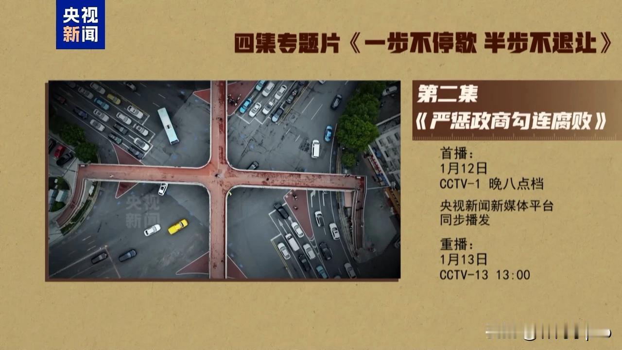 最近有一部年度反腐大片，今晚就要播第二集了。说真的，现在这反腐纪录片拍得跟连续剧