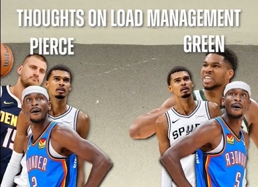 🤔没约基奇！丹尼-格林列心目中联盟前三：文班、字母哥、亚历山大今日前NBA球员