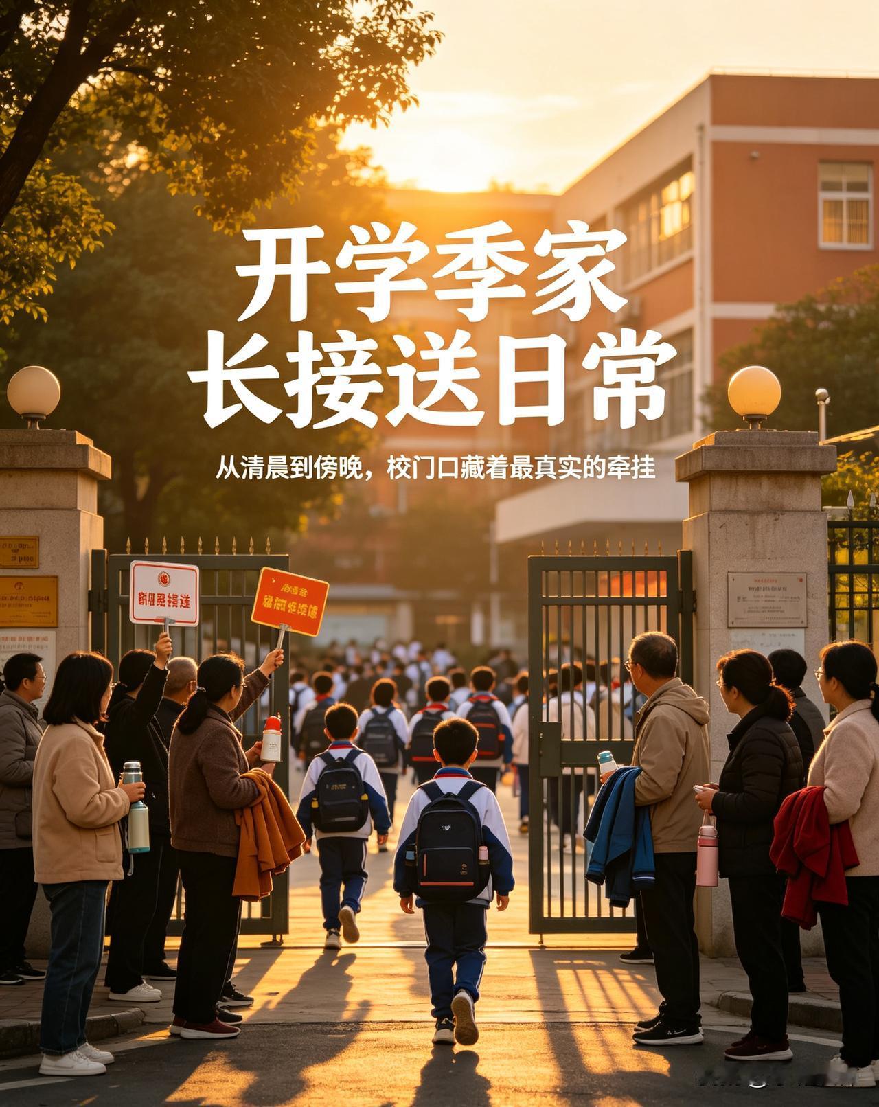 开学之后，每天的生活都被接送孩子填满。清晨早早起床，准备早餐，匆匆送娃到校，转身