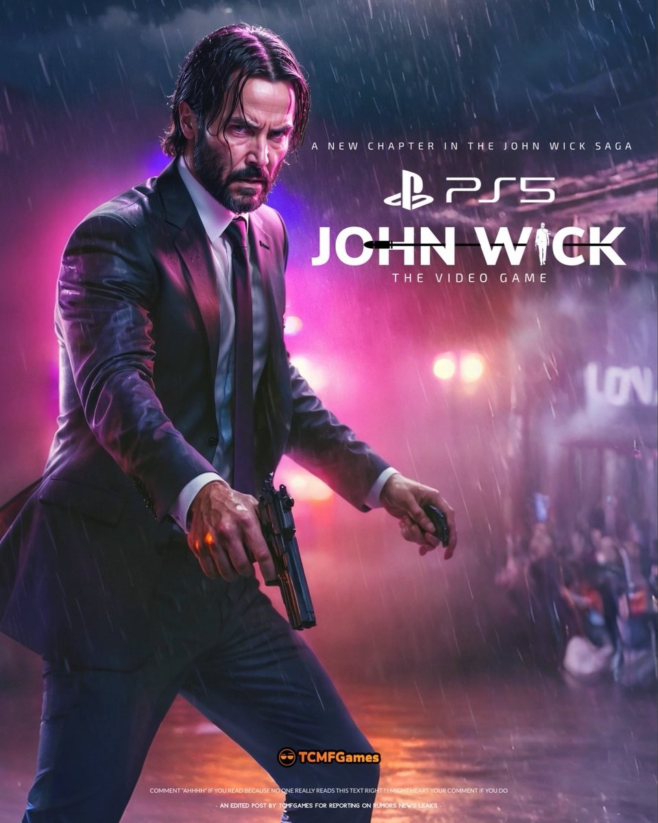 据TCMFGames爆料，《John Wick》同名游戏虽然在年初公布，但其实已