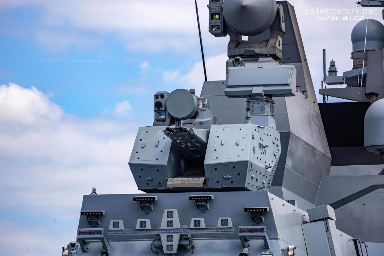 “GÖKDENİZ 防御系统配备 35 毫米ASELSAN ATOM 弹药，对反
