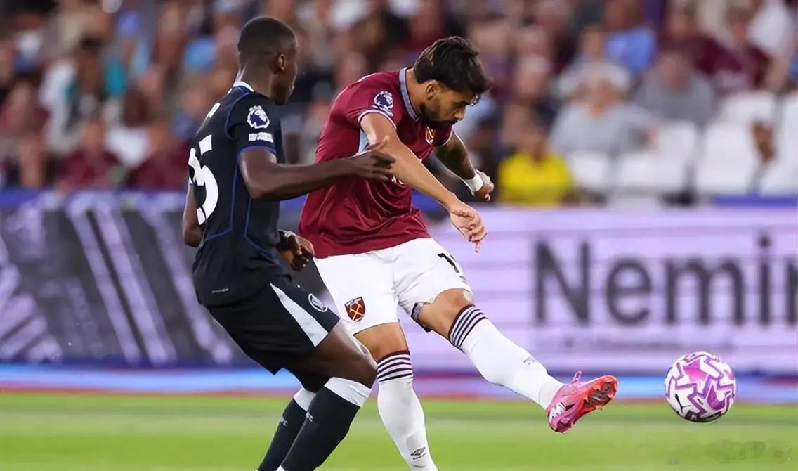 帕奎塔停赛1场后将在12月7日22:00英超第15轮西汉姆联客战布莱顿的比赛中回