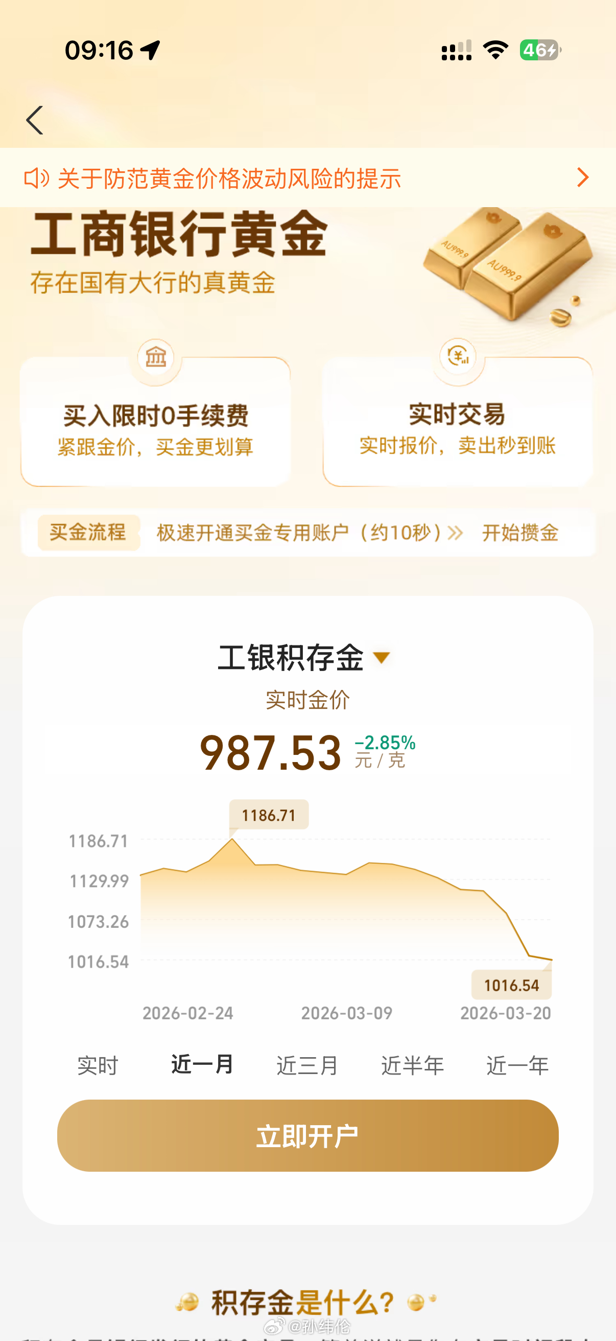 黄金跌破1000了，这一波跳水，来的太快黄金白银开涨了黄金 深圳·华润前海中心