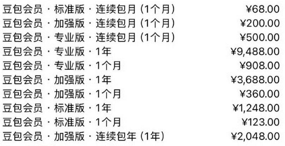 想钱想疯了，豆包居然推出付费标准了其实，豆包也经常胡说八道，回答问题有时候也是瞎