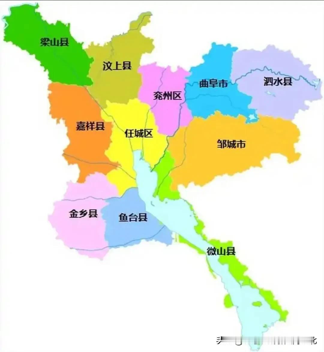 济宁市各区县（市）面积
1.任城区             651平方公里
2.