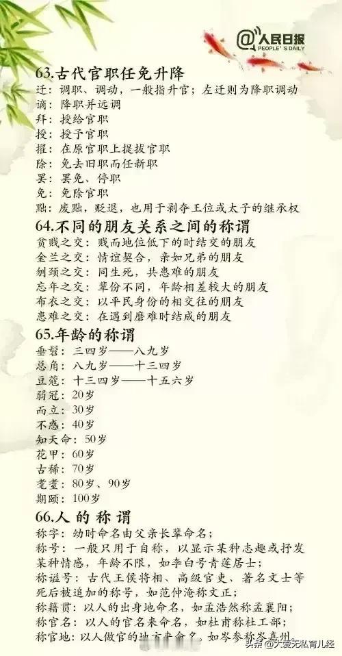 人民日报才是最靠谱的！为了启迪民智，开拓孩子眼界格局，整理公布出66条中国文学常
