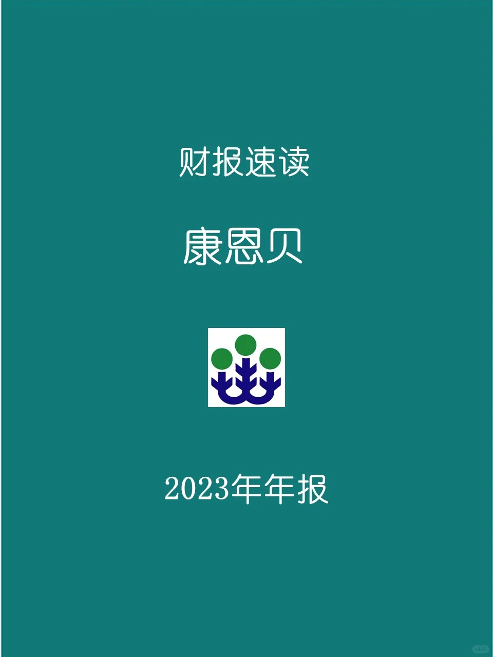 2023年报 | 152 康恩贝