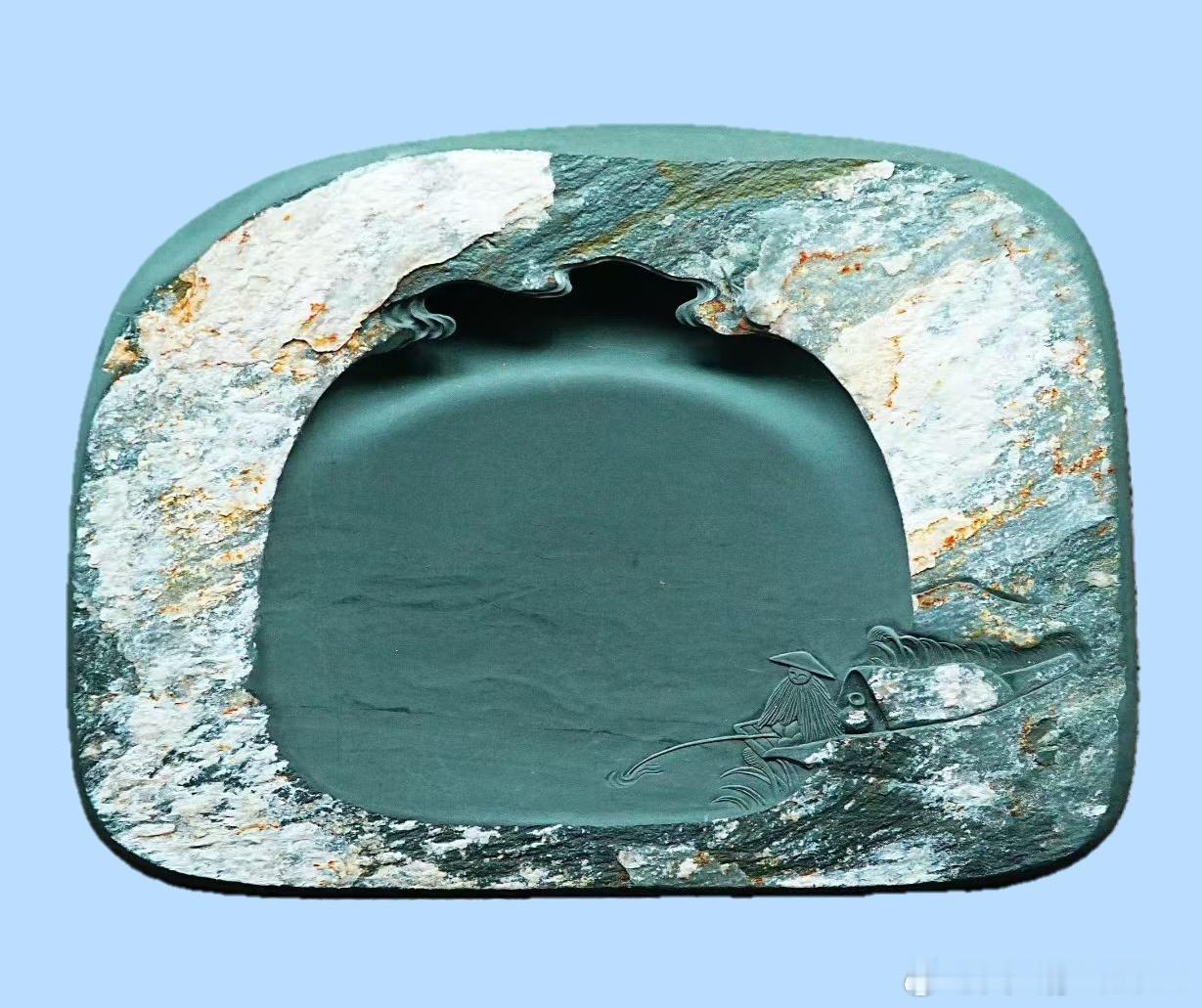 【精品展示】（二）砚台系列（2）：洮砚❸～～大师窦胜昌精品④。与师友们分享，一手