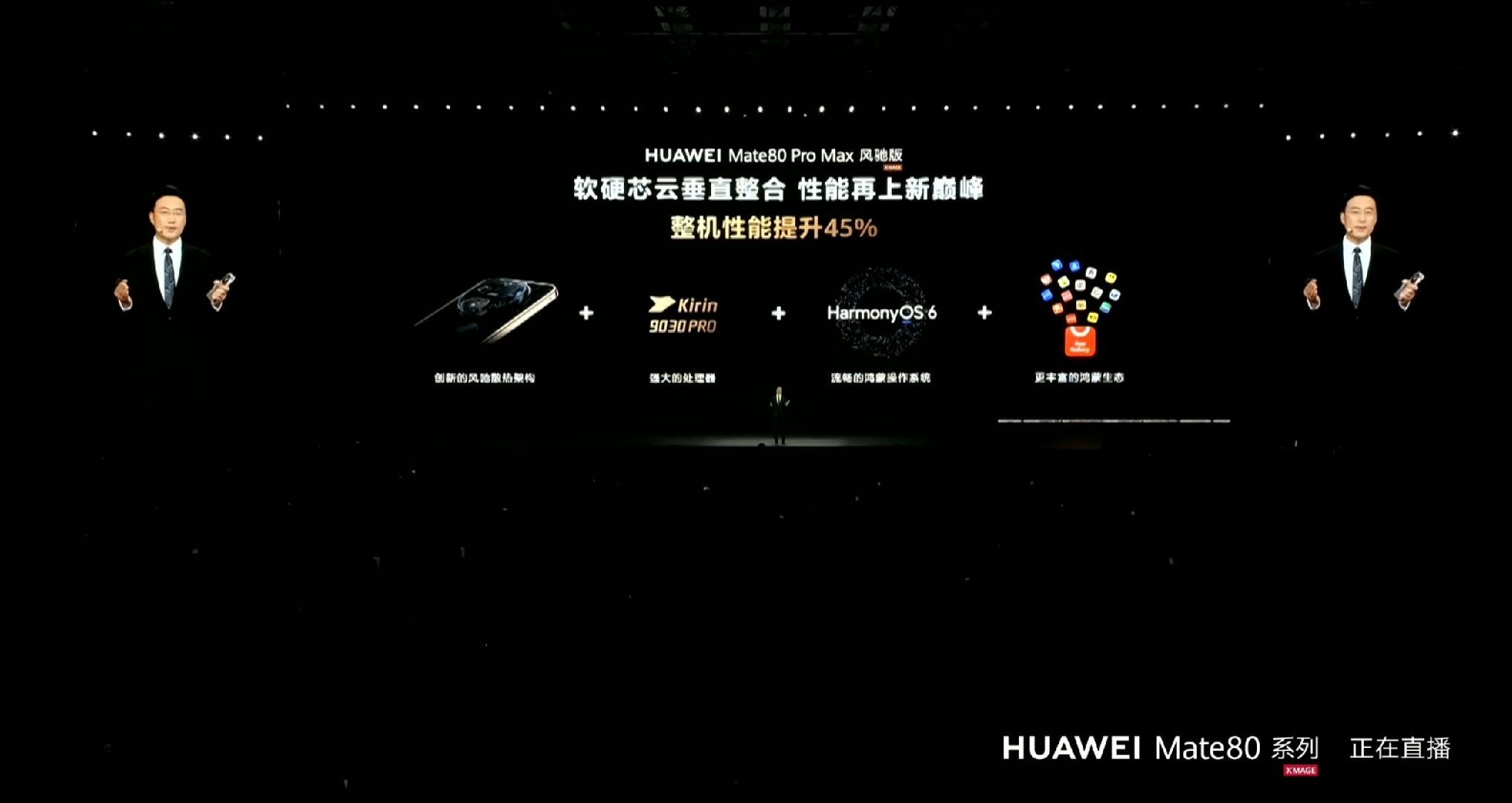 华为春季全场景新品发布会    麒麟9030 Pro官宣