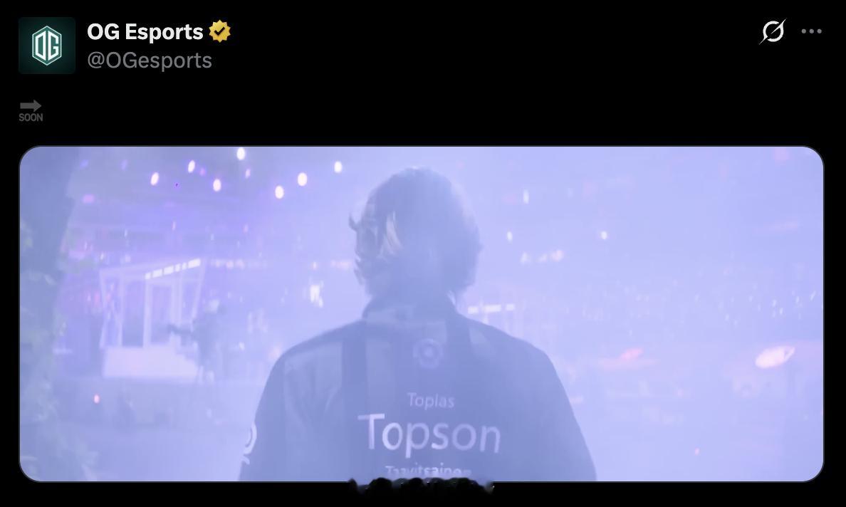 Here We Go? OG官方暗示Topson即将回归DOTA2[超话]DOT