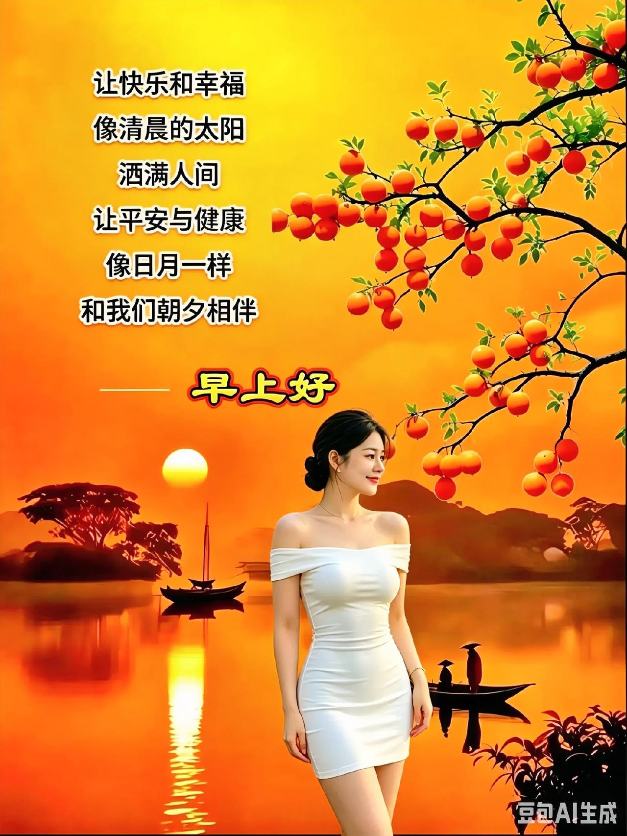早安，愿你的今天，从一份好心情开始，以一整日的充实与快乐延续。

向晨光道一声早