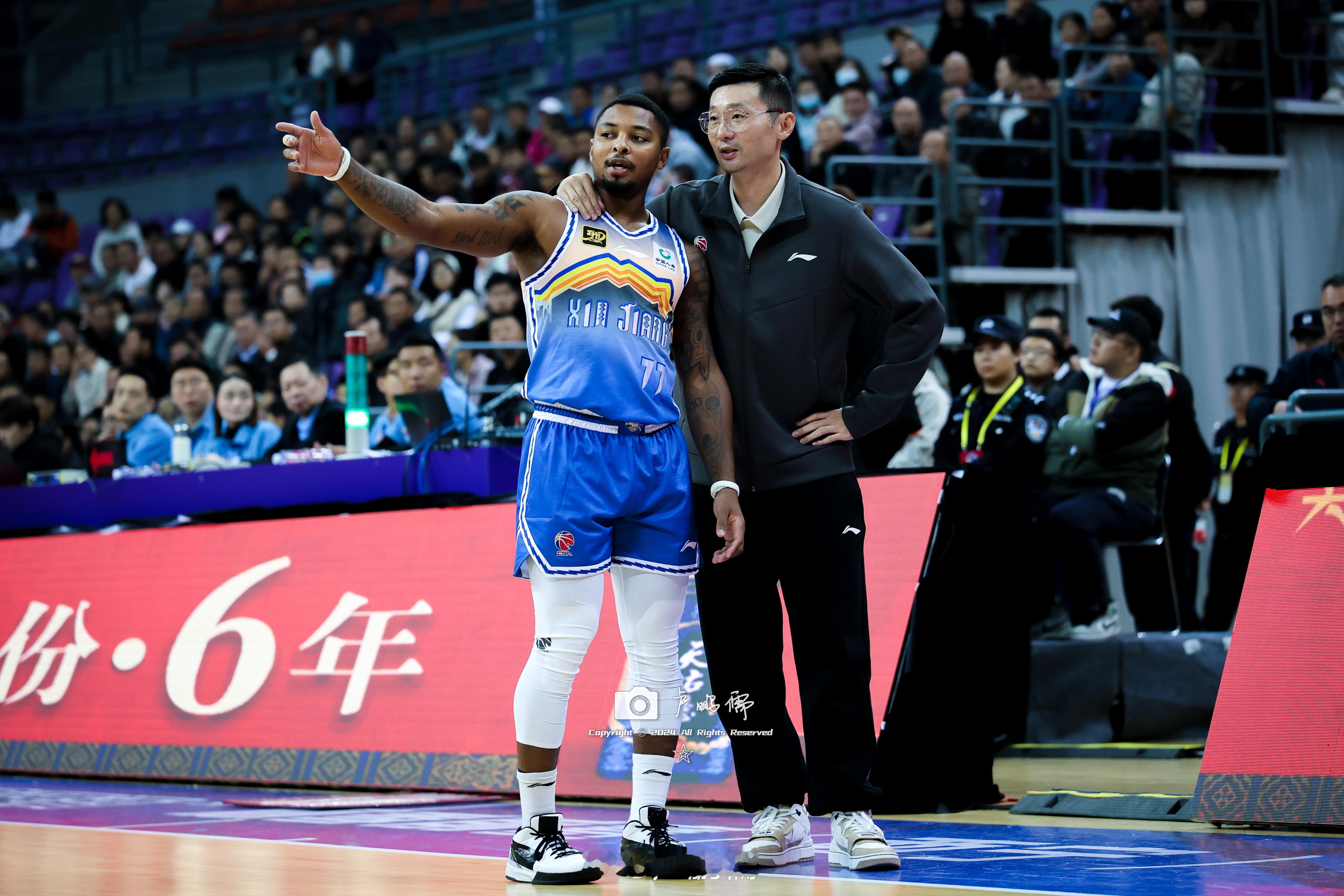 新疆vs宁波 图集Part1#有篮无界心潮无限##cba季前赛##小卢篮球世界#