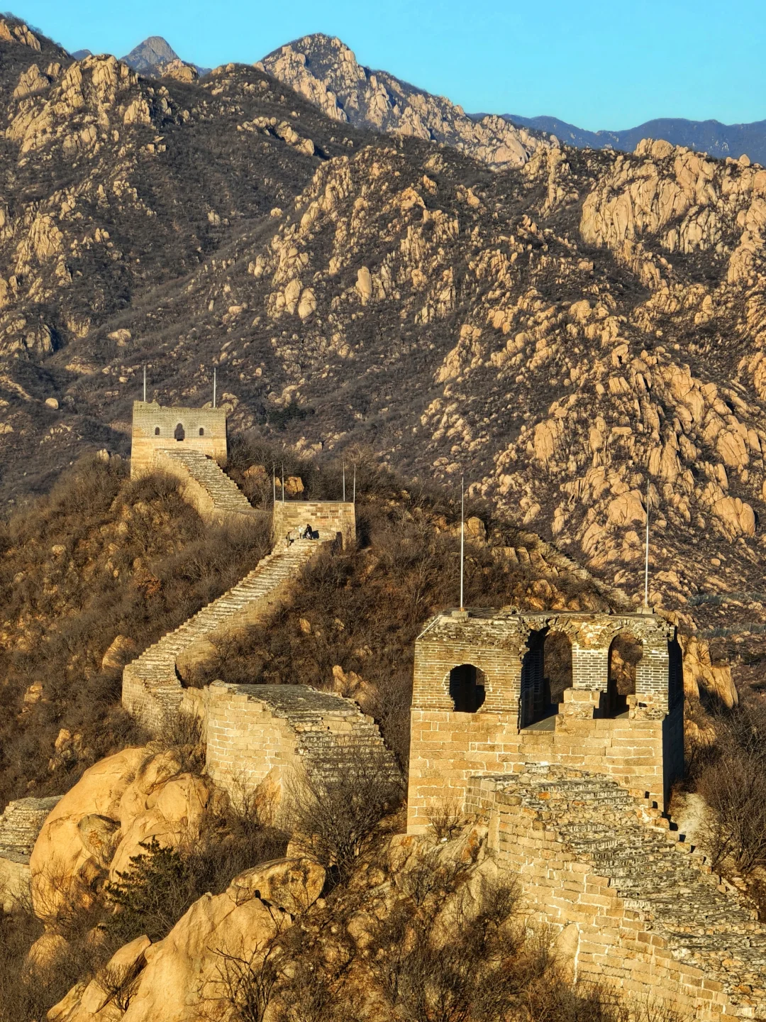 朝思暮想的落日长城！