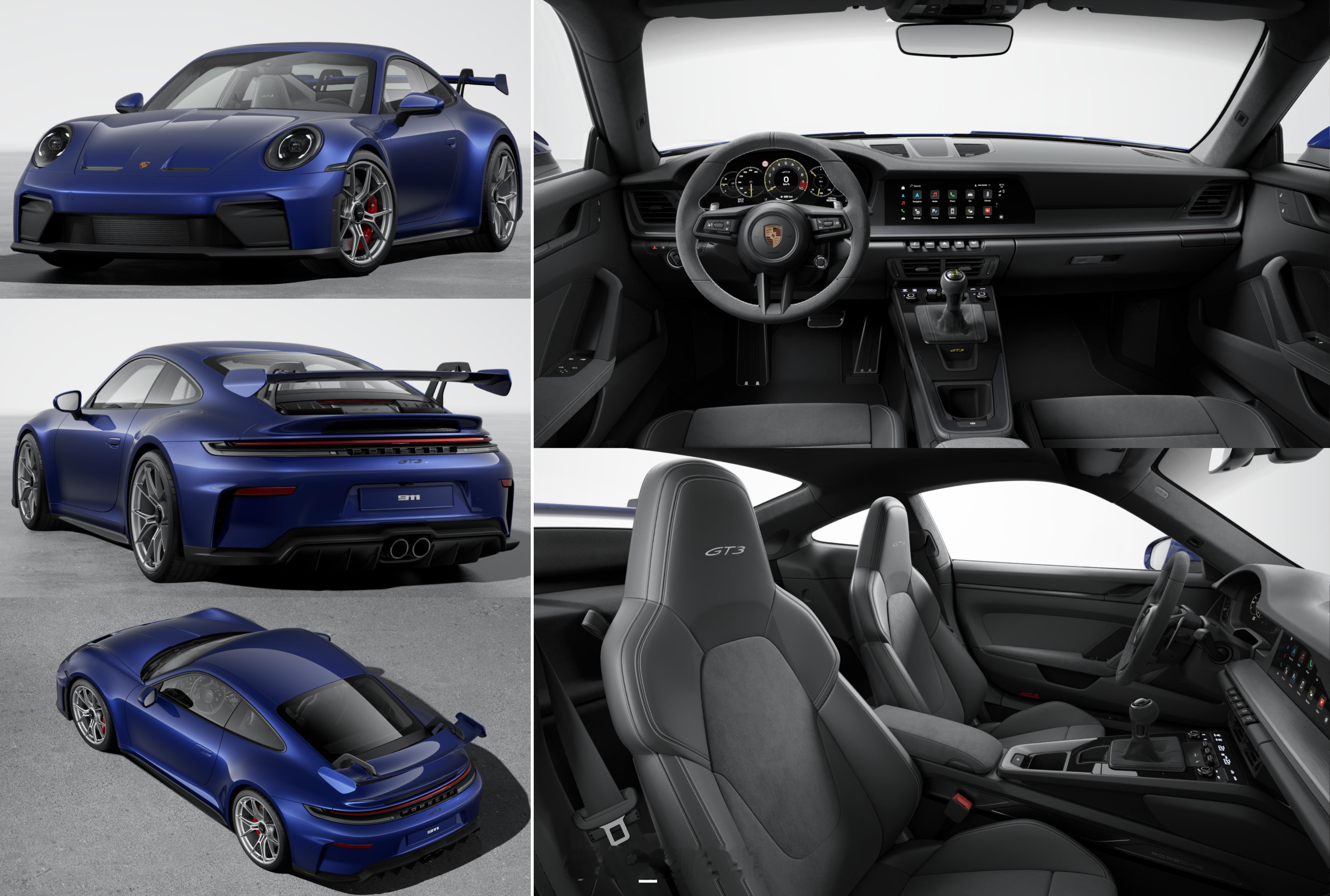 #新保时捷911 GT3# 新保时捷911 GT3外观 & 内饰，真香[爱你] 