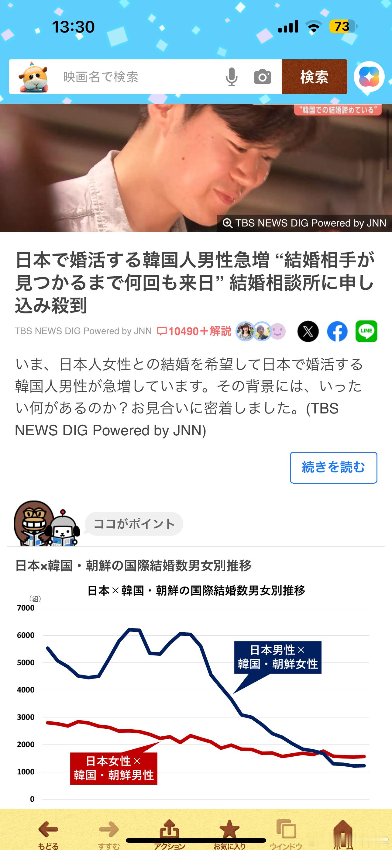 海外新鲜事韩国男性赴日相亲增加 这两天日本老保们最破防的新闻TBS报道最近韩国男