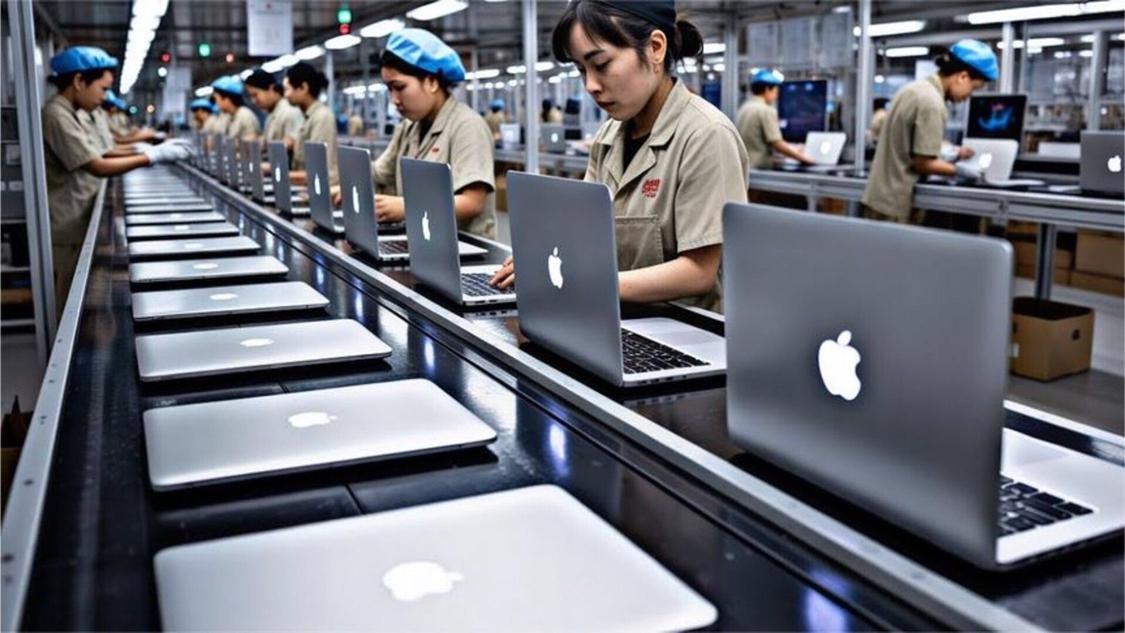 MACBOOKPRO是如何在工厂制造的，苹果笔记本制造过程解析