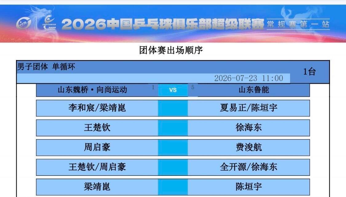 王楚钦 一单呦吼～ 