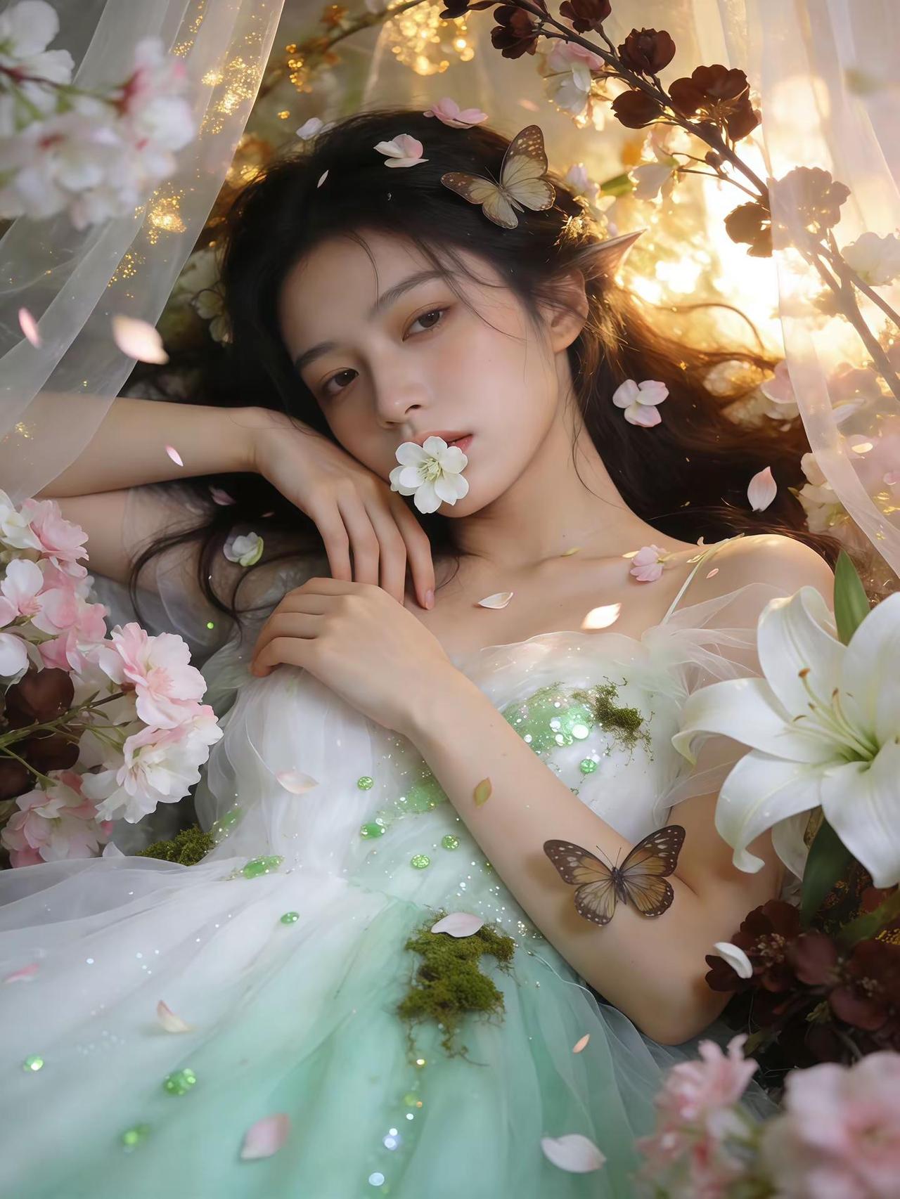 一影成诗，尽是林下清风，温婉如画。