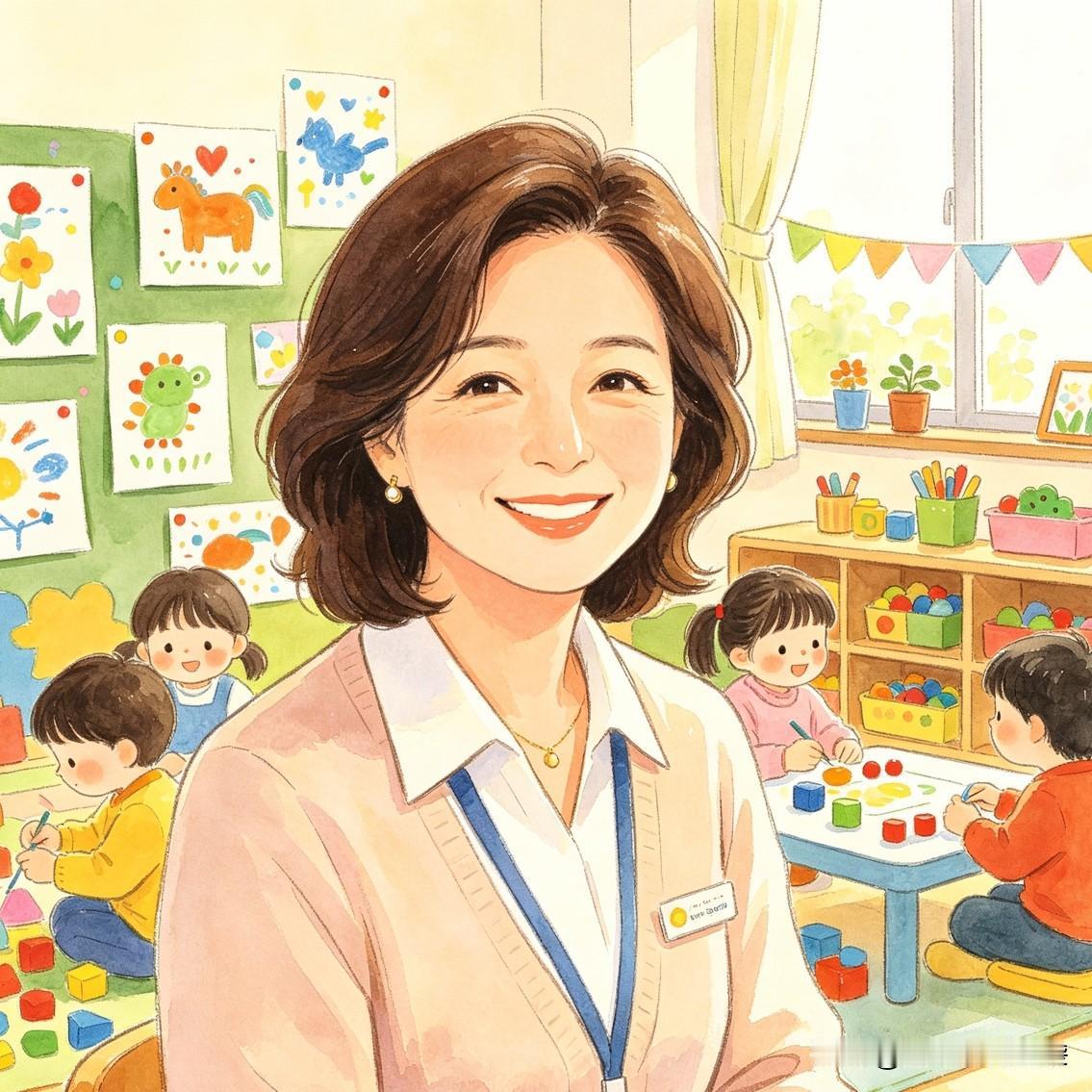 媳妇以前的同事
当初一心忙于事业
现在却

今天听薇姐聊起她以前幼儿园的同事，我