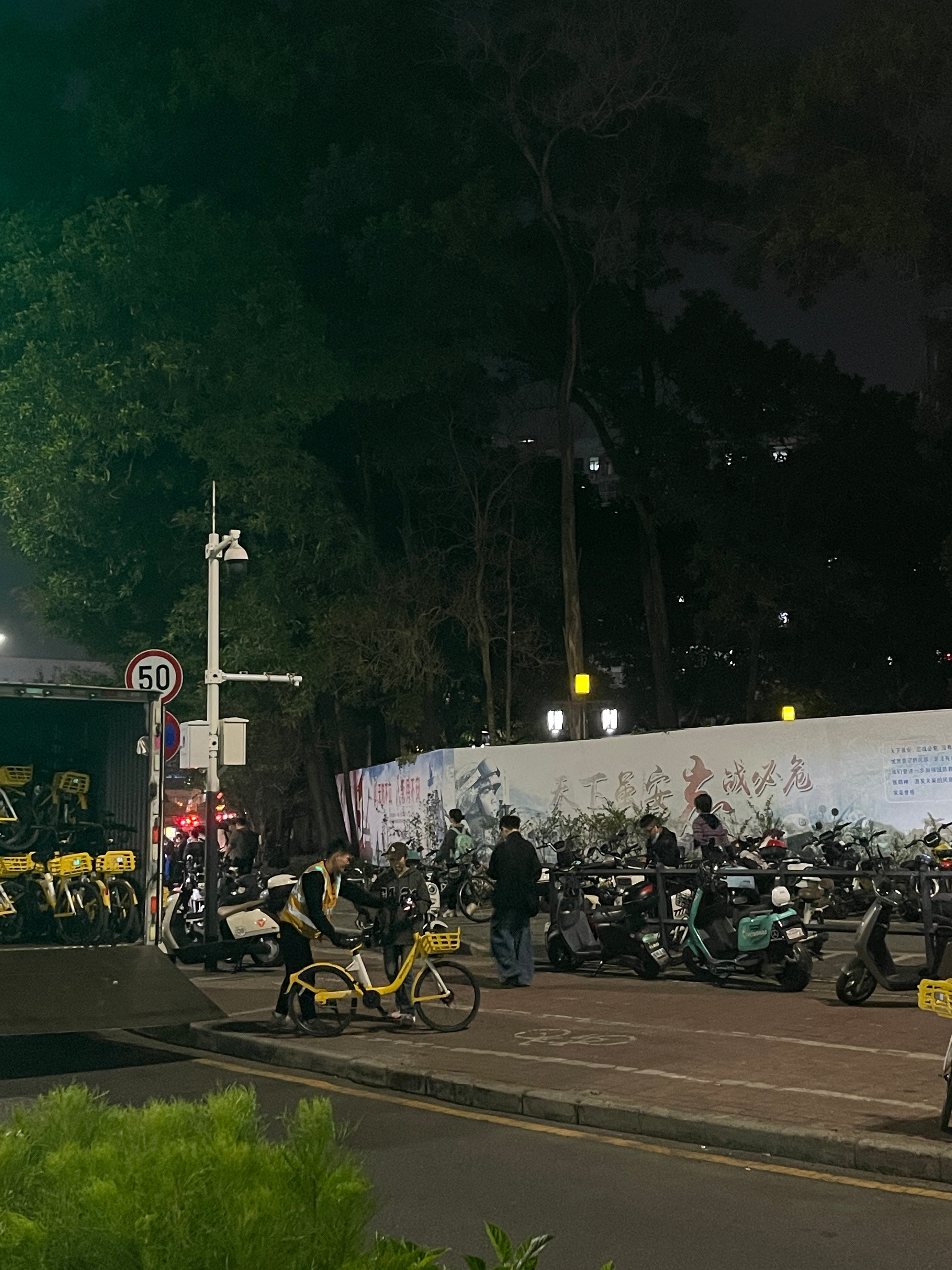 看不懂这些共享单车的运营方式，晚上装车收走，早上又运过来摆这里，摆的整齐划一密密