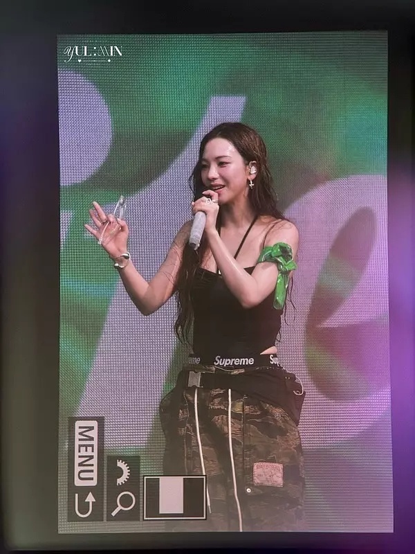 柳智敏音乐节被台下观众喷水自从有人说柳智敏像那尔娜茜后。。。真是越看越像 ​​​