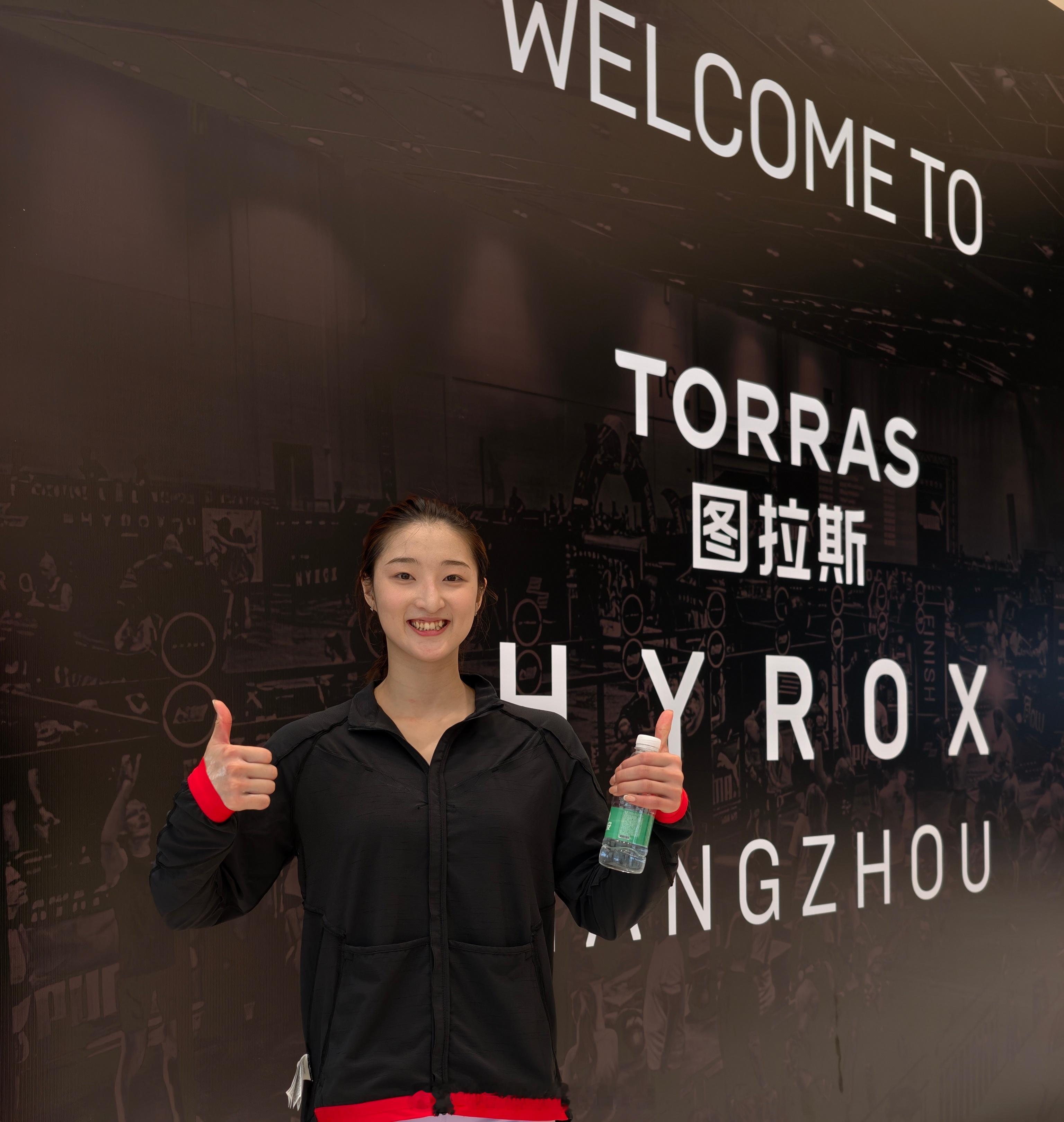 hyrox杭州站 全能二姐刘静逸首秀1小时44分完赛田径田径说一哈 杭州·杭州国