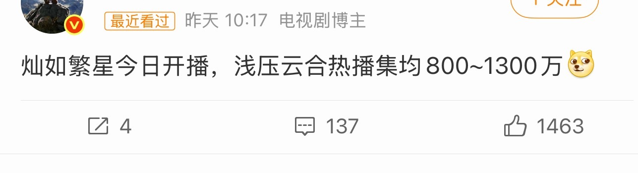 窝鱼灿如繁星热度第一的含金量有多高呢…这么说吧，双轨都能排到🥝近五年第四…白色