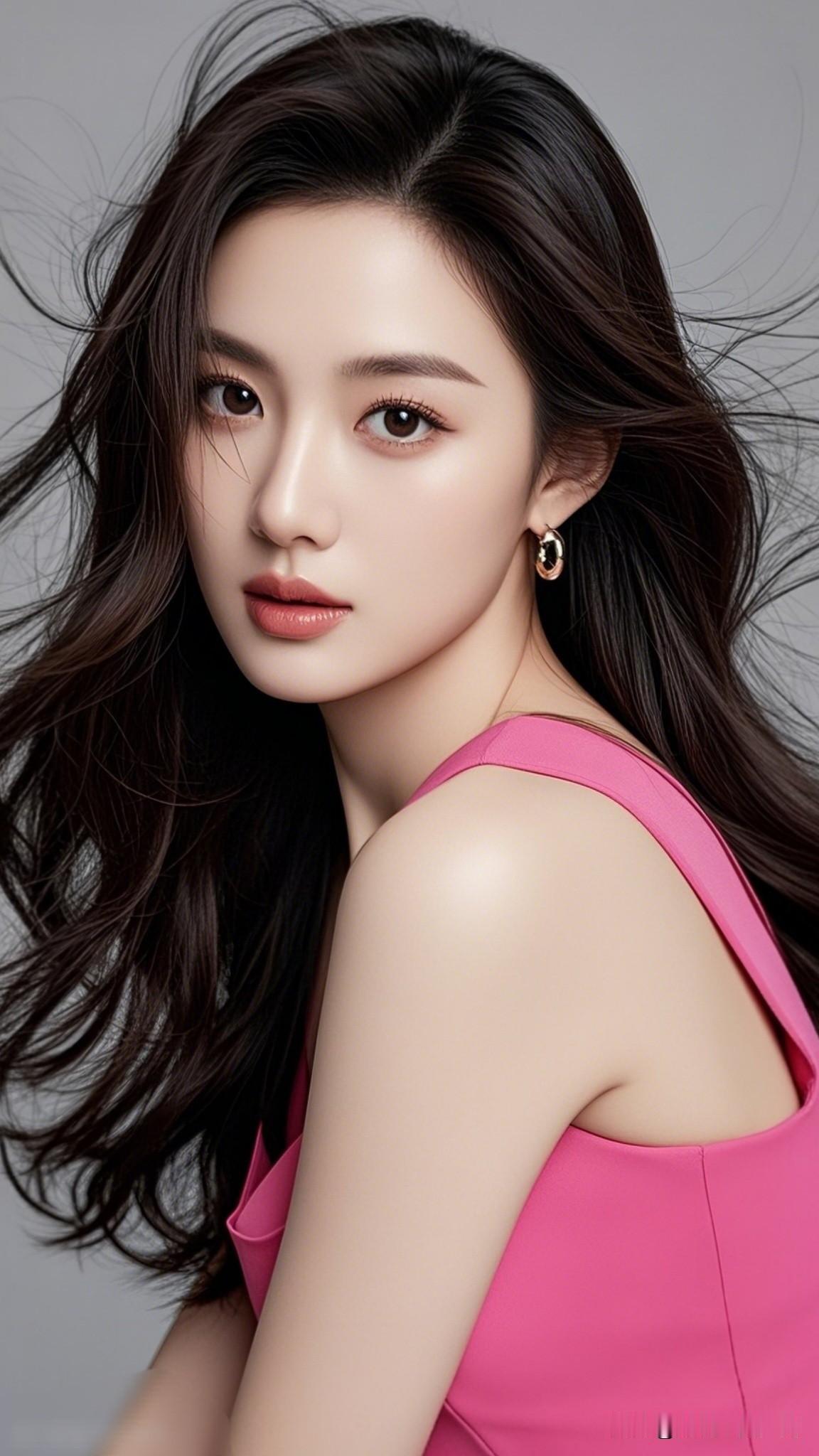 粉衣美人，风姿绰约。气质穿搭怎么穿才恰到好处? 甜美少女风，粉色连衣裙，温柔动人