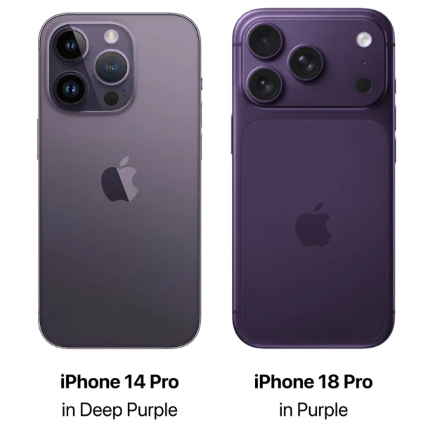 最新曝光，iPhone18 Pro上暗夜紫要回归了，iPhone 14 Pro当