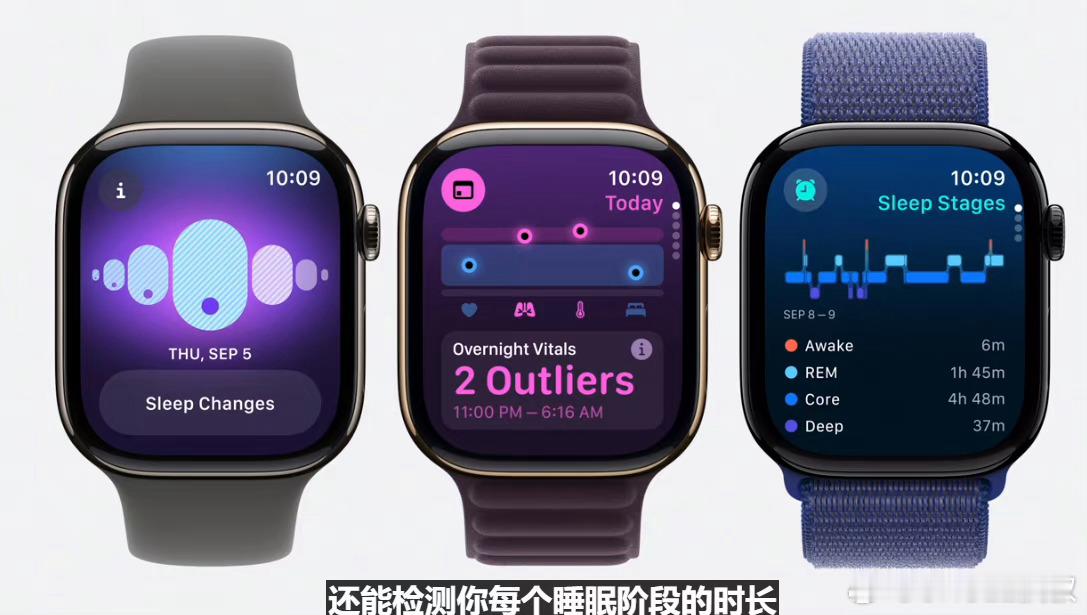 Apple Watch Series 10支持睡眠呼吸暂停监测，那么问题来了，你