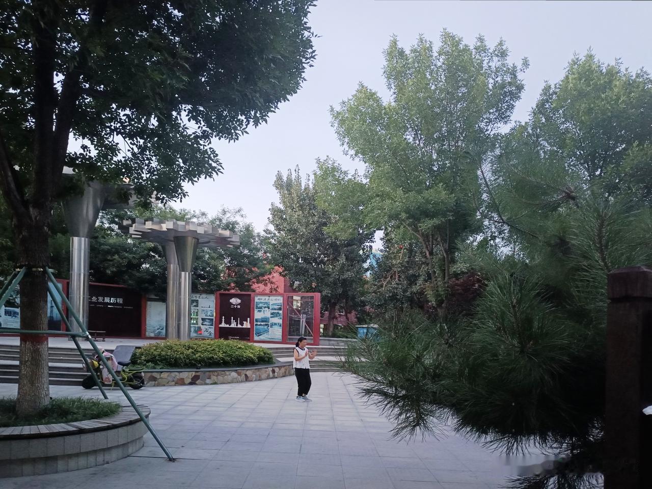 今天，立秋第4天，还是这个时间，还是这个地方，明显的感觉到，凉爽舒适了许多……