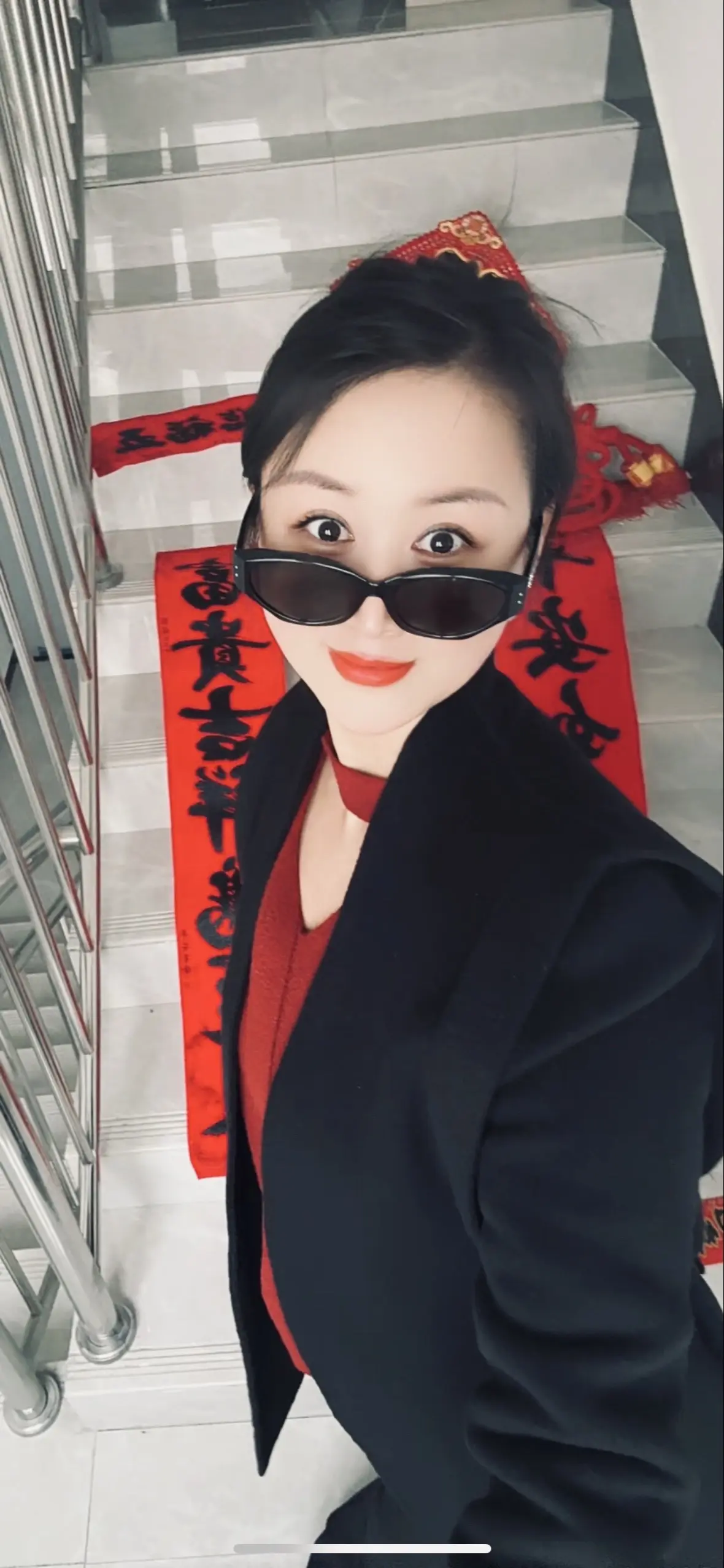 春联。果然，春联才是掌管气氛的神，年味十足.春联拍起来