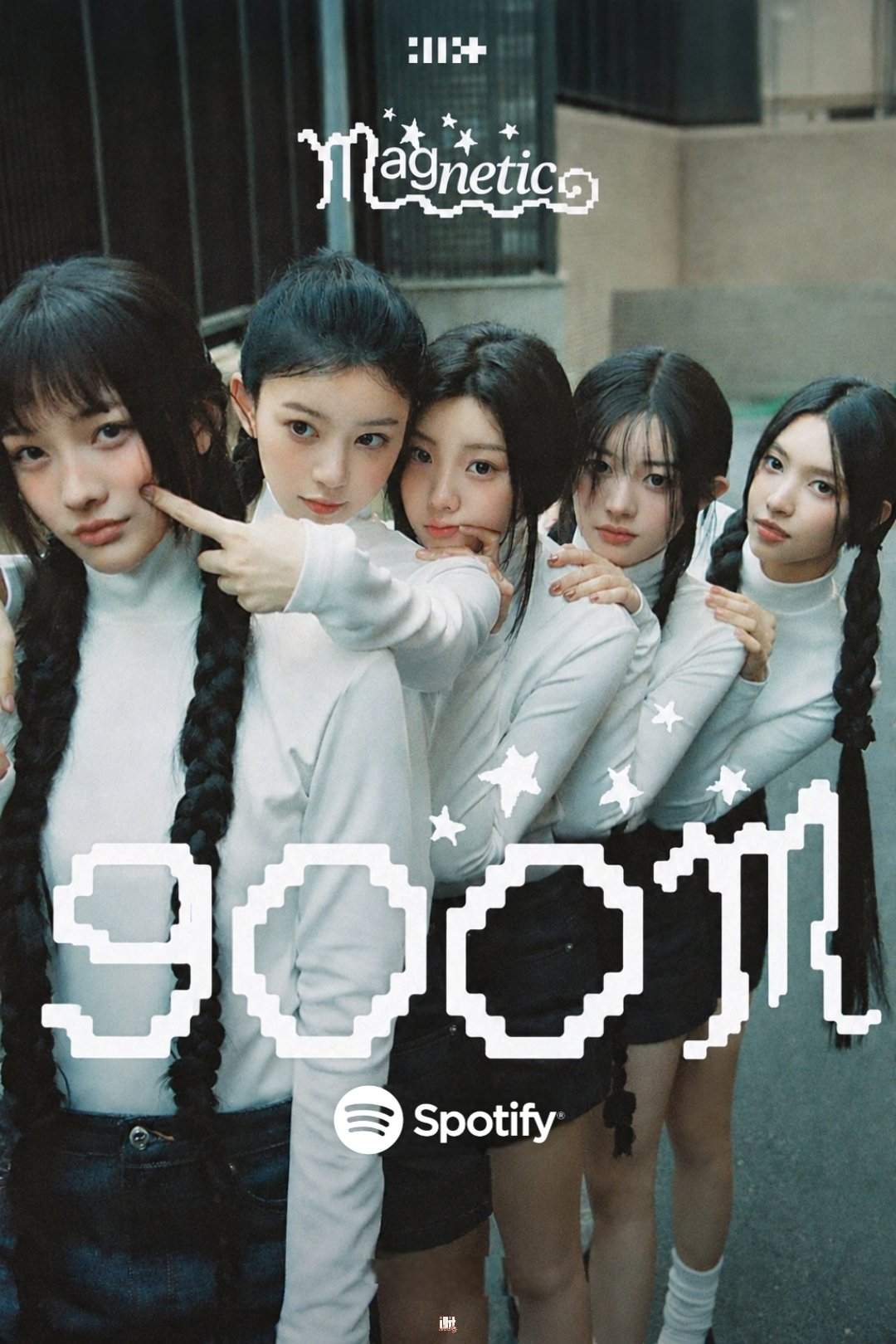 ILLIT『Magnetic』Spotify流媒突破9️⃣亿🎉成为ILLIT第