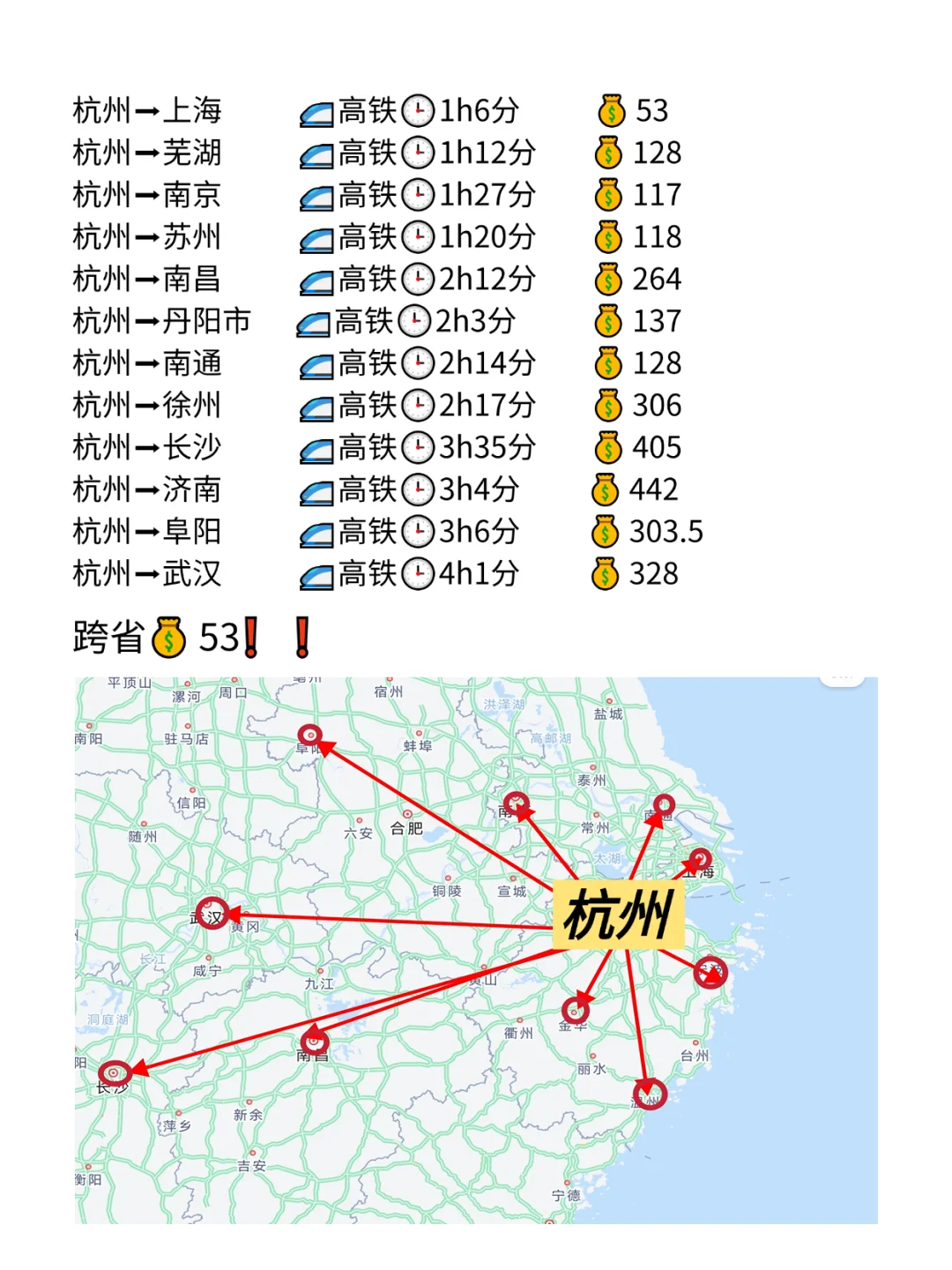 杭州人，国庆都出去玩！不铁腚！跨省💰53