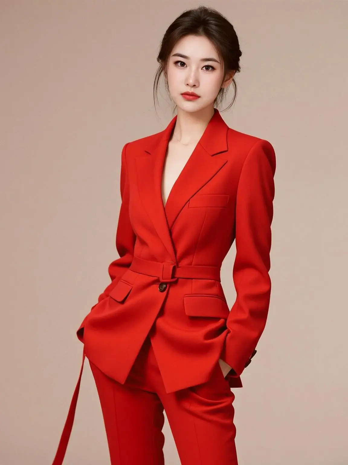 AI正红飒爽照 ai创作