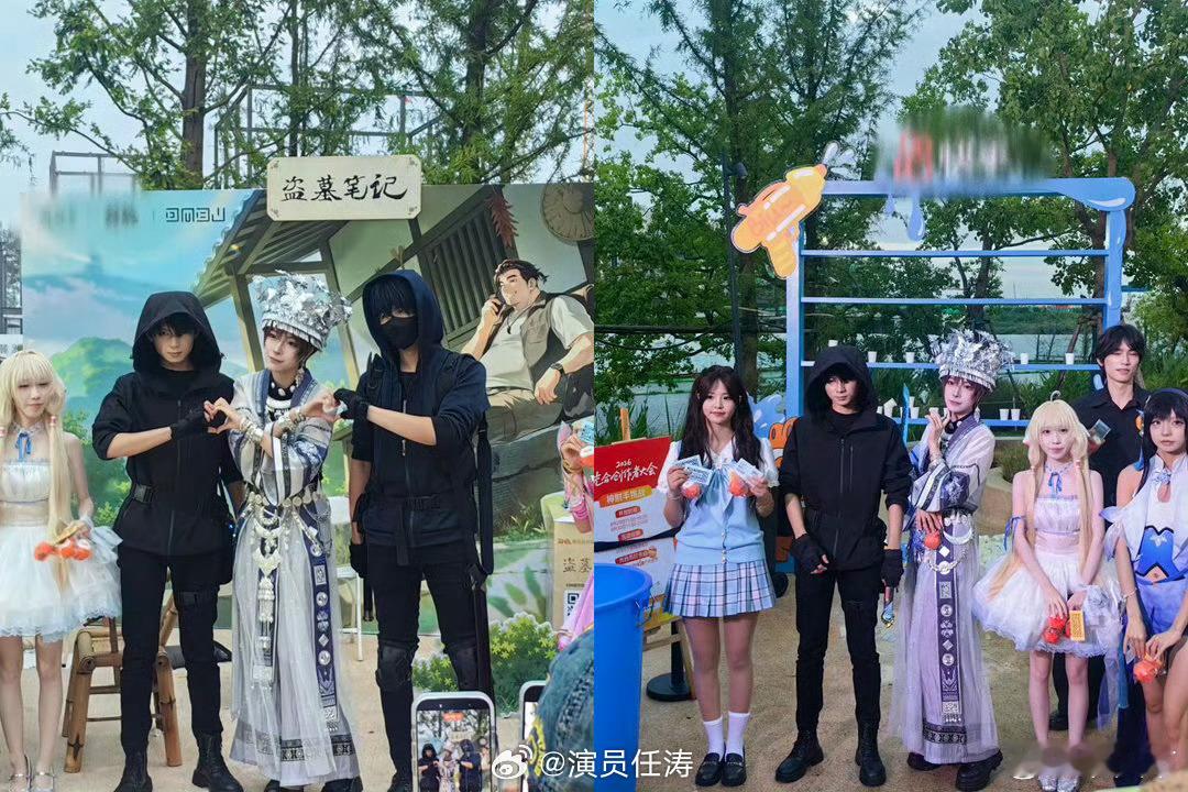 武汉偶遇张起灵吴邪名场面武汉街头意外上演名场面张起灵吴邪线下同框现身，瞬间吸引路
