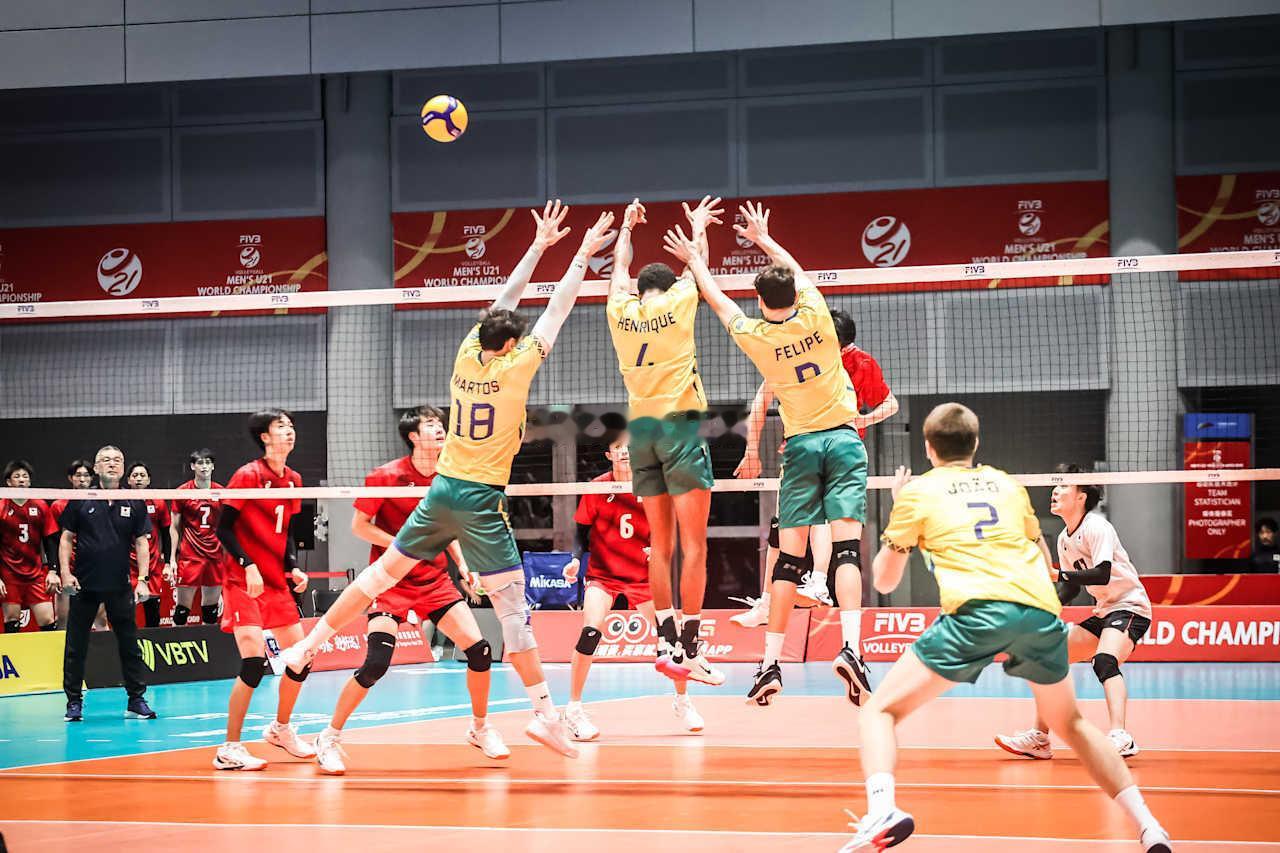 2025年U21男排世锦赛小组赛C组第一轮，日本队3-0（25-21 25-23