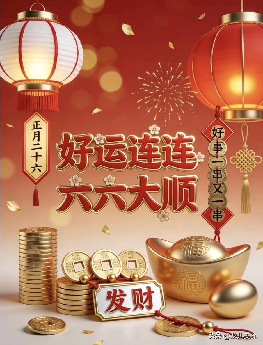 正月二十六观音开库、天仓收官：4做6吃6大禁忌碰不得
正月二十六是春节年俗收官之