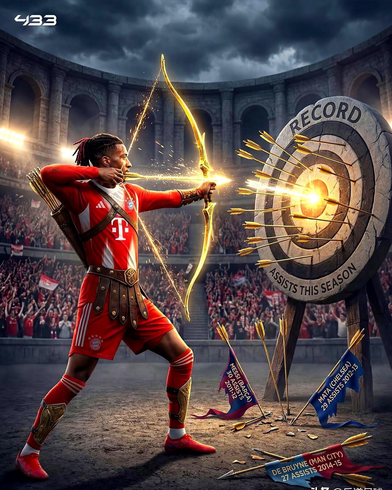 奥利塞这赛季就是拜仁外挂。
 
29场13球21助攻，48次绝佳机会，数字摆这儿