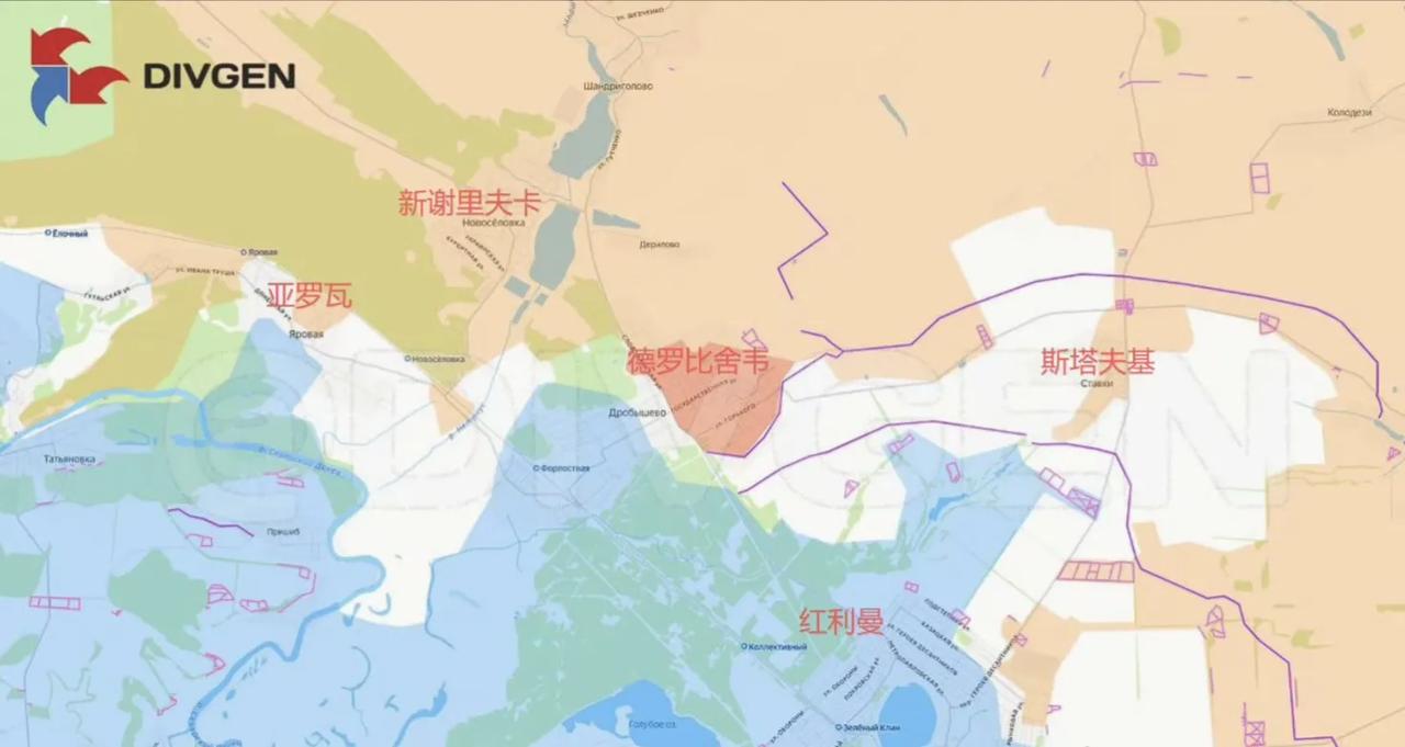 俄军西部集群在红利曼北面的德罗比舍沃（德罗比舍韦）有了新的推进。至此，这个镇子的