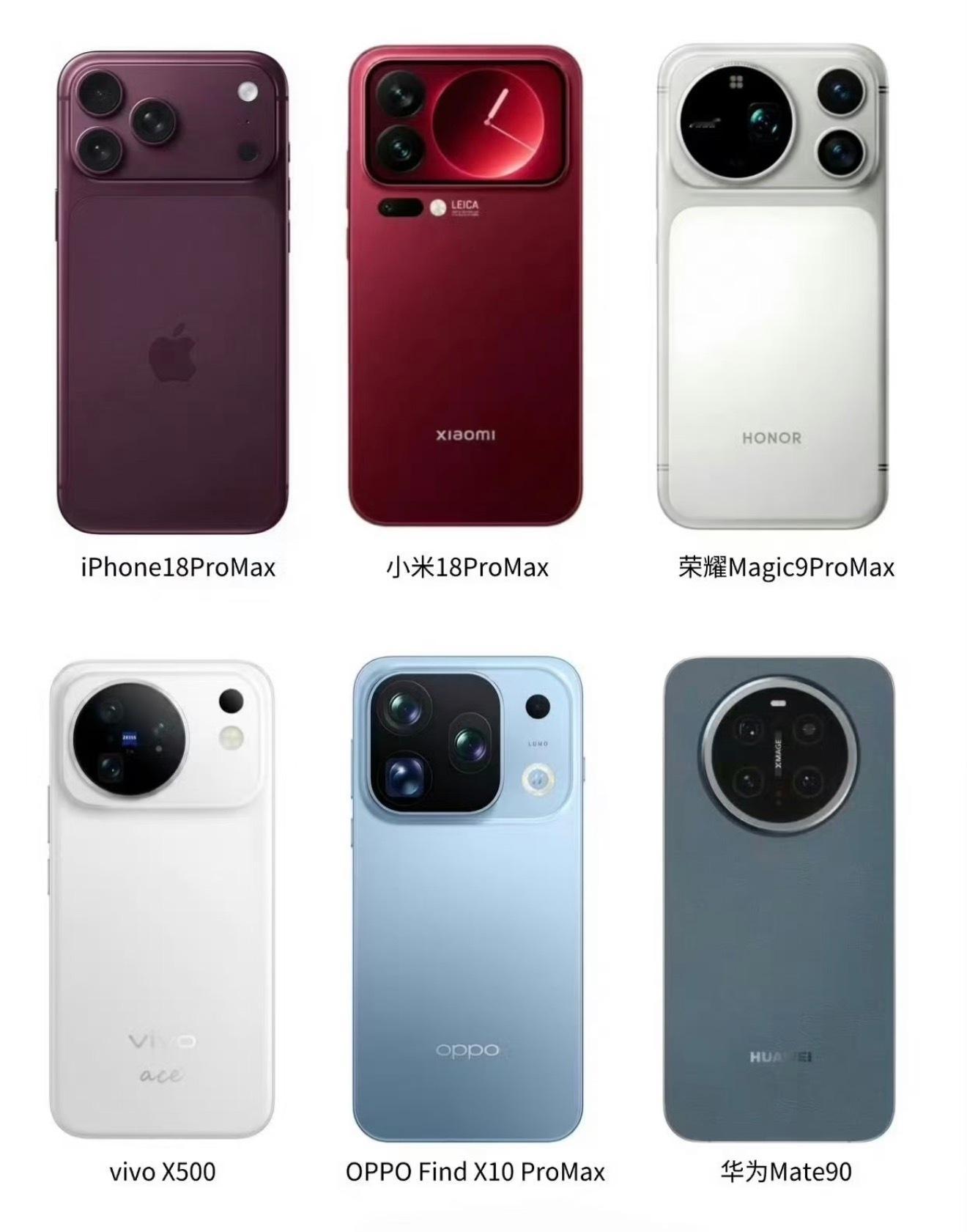 下半年重磅旗舰扎堆来袭！iPhone18Pro Max、小米18 Pro Max